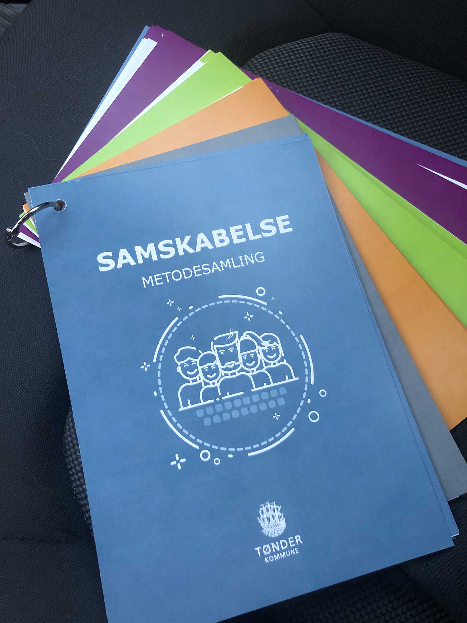 Billede af Tønder Kommunes folder om samskabelse